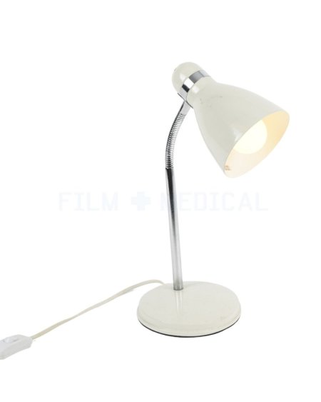 Cream Desk Lamp With Bulb